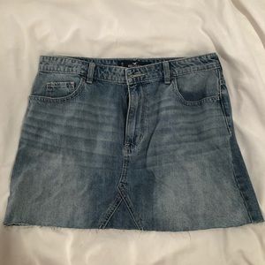 Hollister Denim Jean Mini Skirt